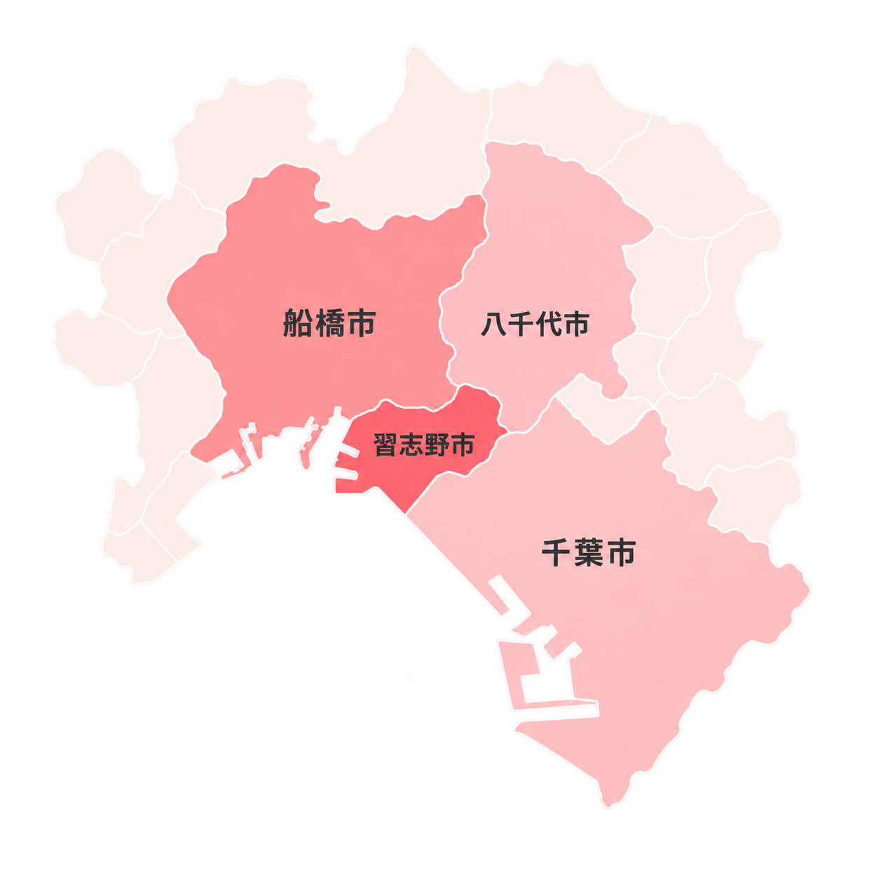 千葉の訪問対応エリア