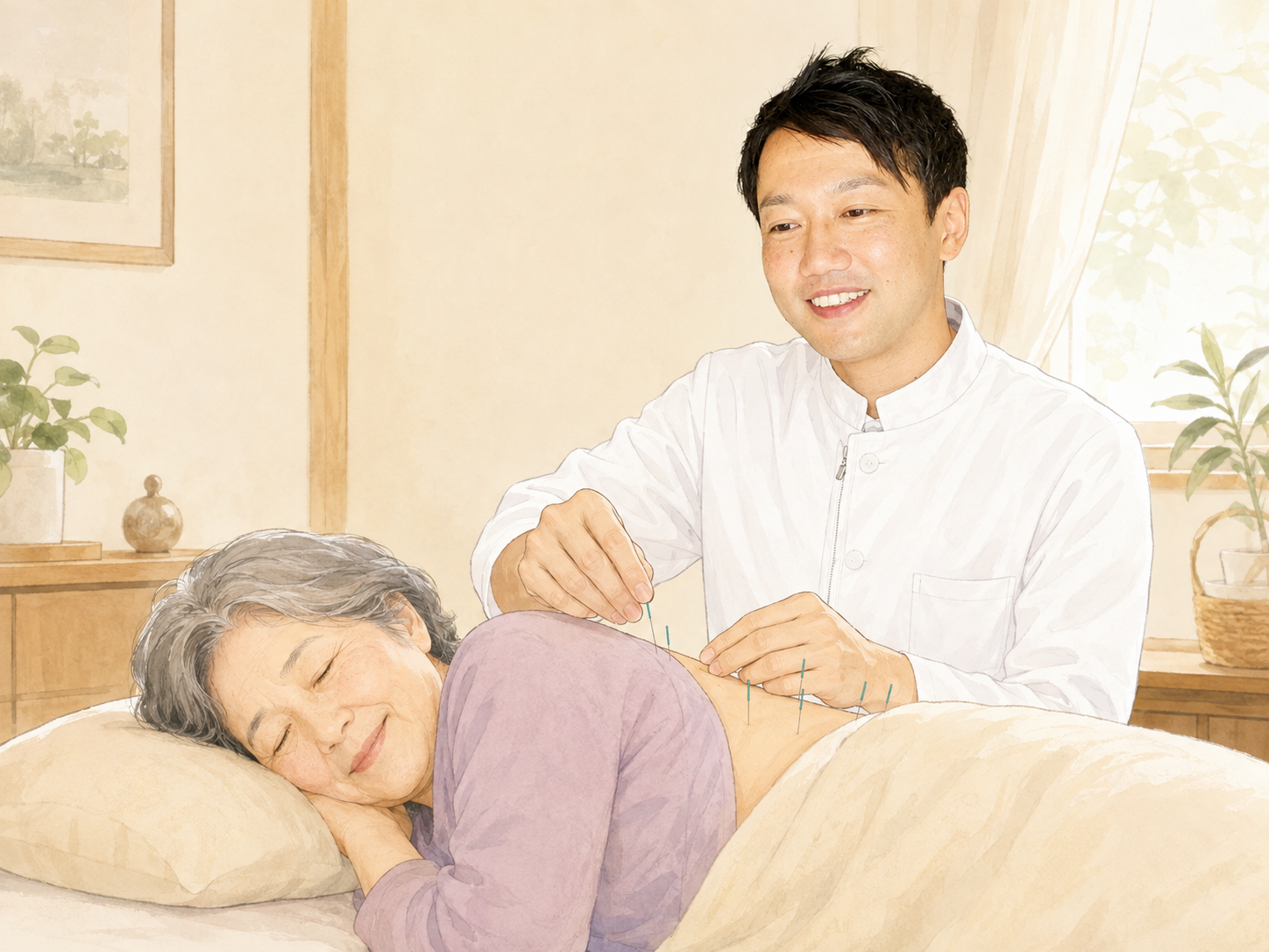 鍼灸施術